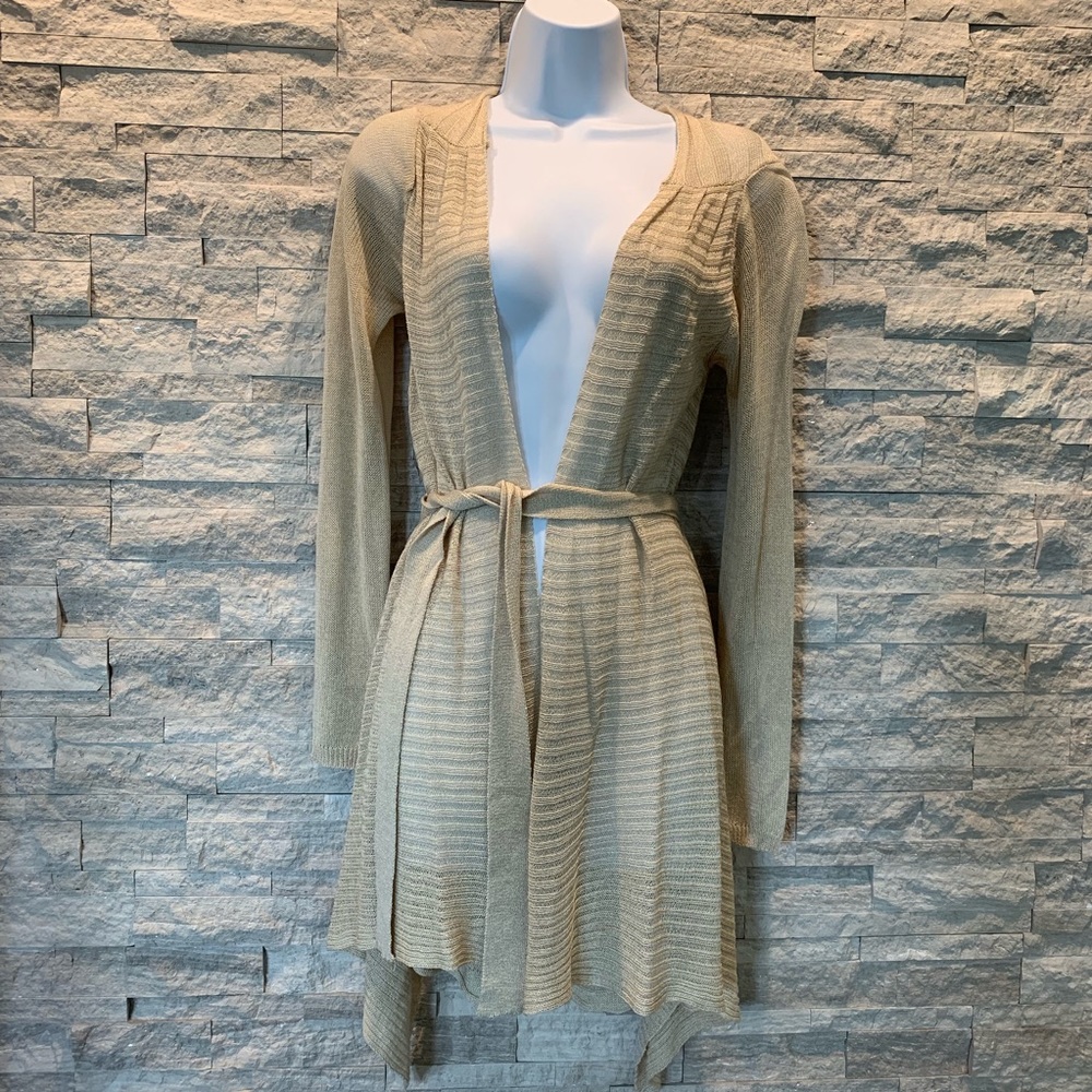 Ya Long Duster Cardigan with tie